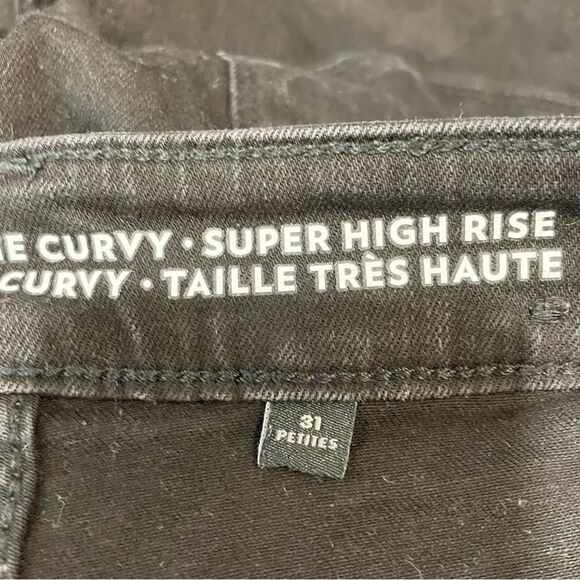 RJeans Black Curvy Hight Rise Jeans Cotton Button Up Jeans Denim - Picture 7 of 11